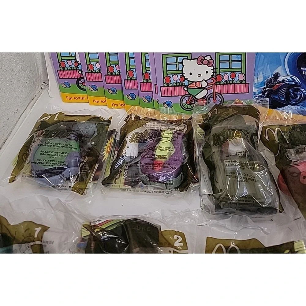 2004‎ McDonalds GI Joe Valor Venom Complete Set 1-8 Sealed w Boxes